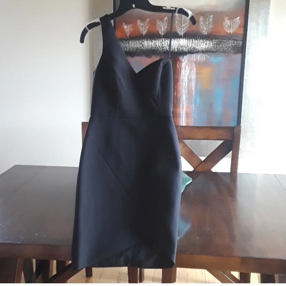 🆕 BCBGMAXAZRIA One Shoulder Mini Dress - Picture 6 of 6